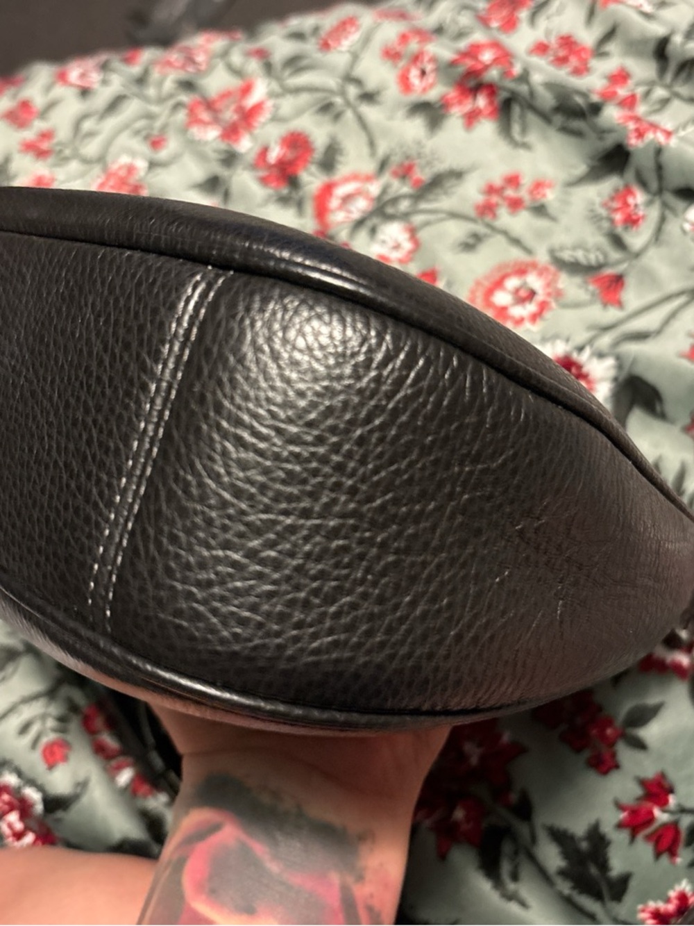 Coach Black Pebbled Leather Mini Hobo Shoulder Bag - Picture 9 of 10
